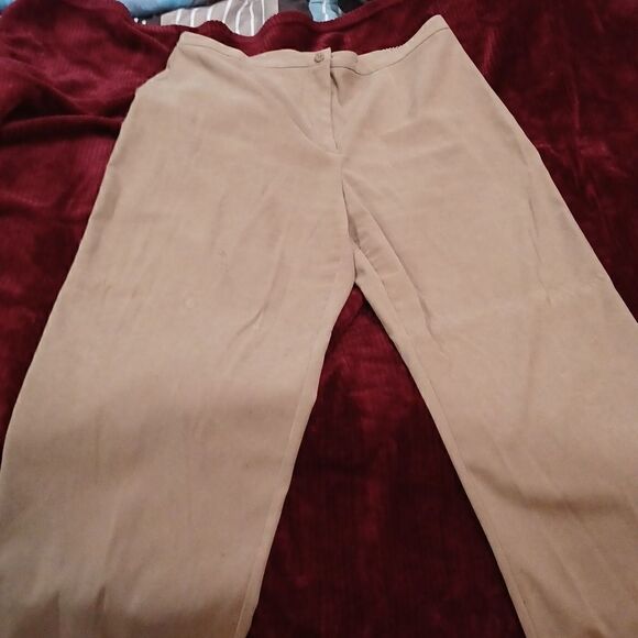 JM Collection Tan Slacks  - Picture 4 of 6